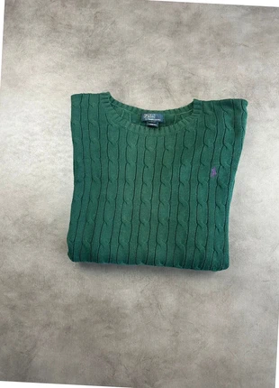 Pull torsadé Ralph Lauren Vert Sapin - XL Aucun Défaut, marca: Ralph Lauren, estado: Muito bom, tamanho: XL, €44.00, €46.90 inclui Proteção do Comprador