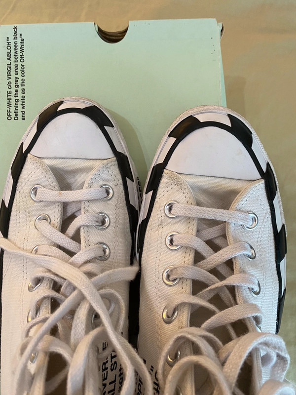 Black off white converse sales