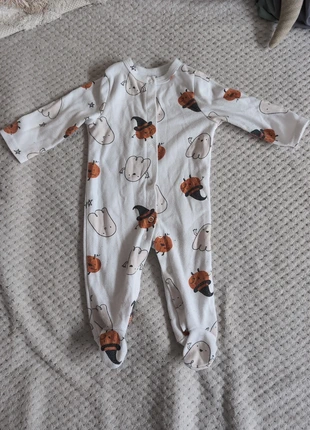 Strampler/ Schlafanzug mit Füßen Halloween, Gr 62, marque: Lila & Jack, état: Bon état, taille: 3-6 mois / 62 cm, 1,50 €, 2,28 € Protection acheteurs incluse