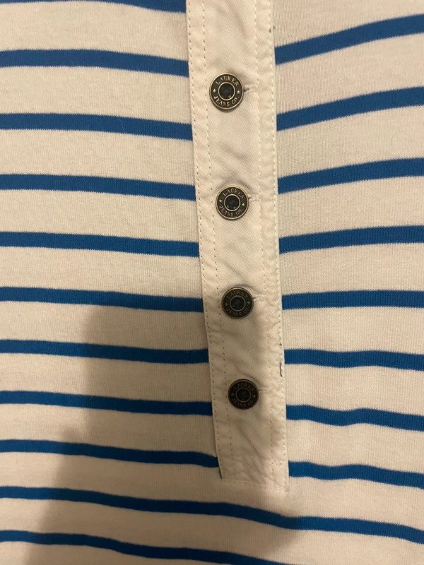 Ralph Lauren blue and white blouse 3