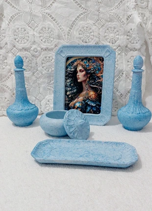 Juego De Tocador 💙 Vanity Set, marque: Vanity, état: Très bon état, 14,00 €, 15,40 € Protection acheteurs incluse