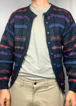 Gilet Noir à rayures Violette et Rouge Vintage, brand: Vintage Dressing, condition: Satisfactory, size: M, €8.00, €9.10 includes Buyer Protection Pro