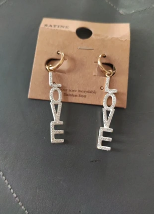 Boucles d'oreilles, brand: Satine, condizioni: Nuovo senza cartellino, €8.00, €9.10 include la Protezione acquisti