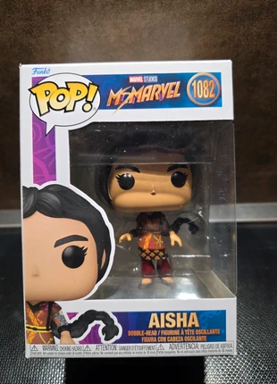Funko Pop Aisha 1082 Marvel Ms Marvel – Bobble Head Originale, marca: Funko, estado: Novo com etiquetas, tamanho: Prematuro, até 44 cm, €11.99, €13.29 inclui Proteção do Comprador
