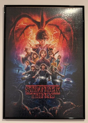Stranger Things 1000 piece puzzle framed wall art collectible, marca: Clementoni, estado: Muy bueno, 5,00 €, 5,95 € Protección al comprador incluida
