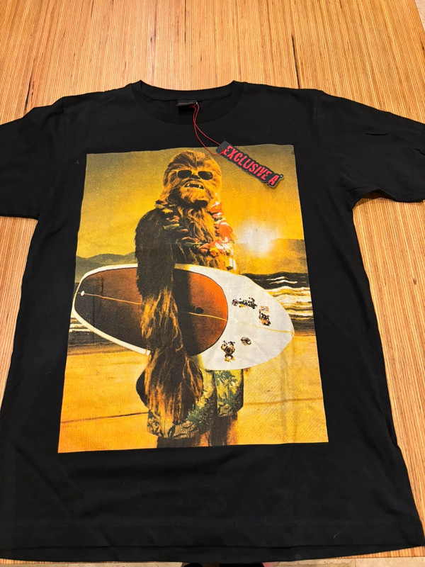 T-shirt Chewbacca Star-wars surf! 1