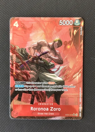 Carte One Piece TCG Roronoa Zoro ST21-015 SR AA En, marque: OnePiece, état: Très bon état, 8,00 €, 9,10 € Protection acheteurs incluse