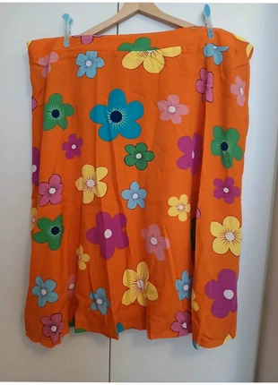 Jupe élastique colorée taille 5XL – style rétro fleuri, brand: Vintage Dressing, condition: Very good, size: 5XL / 50 / 22, €16.80, €18.34 includes Buyer Protection Pro