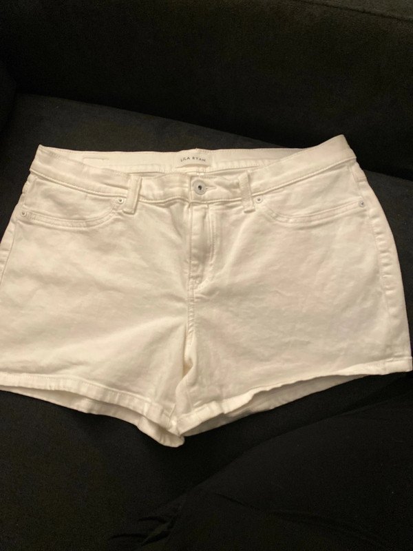 LilaRyan White Shorts 1