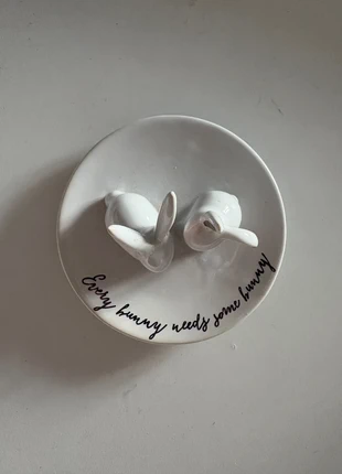 Adorable "Every Bunny Needs Some Bunny" Trinket Dish / Ring Holder, condition: Very good, £3.00, £3.85 includes Buyer Protection