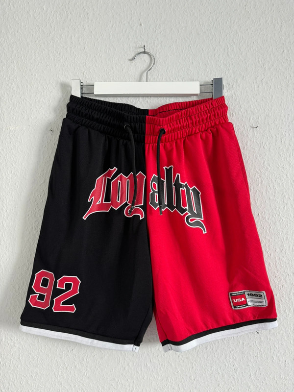 Black and red basketball shorts on sale