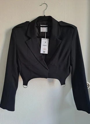 Krótka marynarka Bershka, marca: Bershka, estado: Novo com etiquetas, tamanho: M / 38 / 10, €15.00, €16.45 inclui Proteção do Comprador