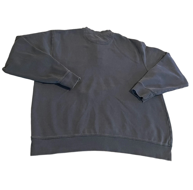 L.L. Bean Shirt Men Large Blue Polo Long Sleeve Solid Outdoors Heavyweight 2