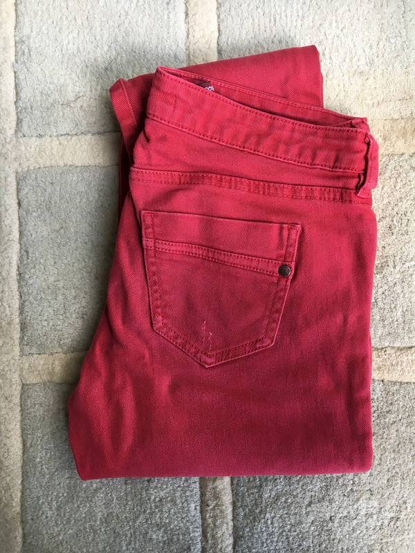 Jean rouge Comptoir des cotonniers 1
