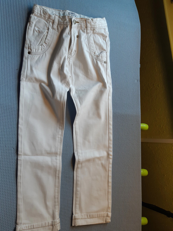 Pantalon blanc vertbaudet taille 10 ans  1