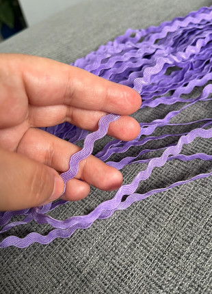 3m Lilac Ric Rac Trim, condition: Very good, £1.00, £1.75 includes Buyer Protection Pro