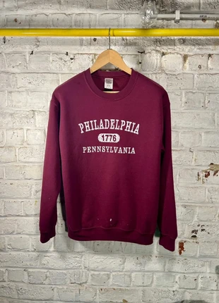 Crewneck US Philadelphia 1776 - Gildan - M - Bordeaux, marque: Gildan, état: Bon état, taille: M, 5,00 €, 5,95 € Protection acheteurs incluse