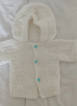 Gilet avec capuche pour bébé , brand: Fait Main, condition: New without tags, size: Newborns / 44 cm, €5.00, €5.95 includes Buyer Protection