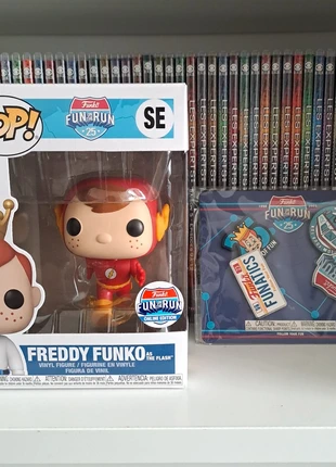 Lot Figurine Funko Pop Flash Edition limitée Fun on the Run + pin's, marque: Funko, état: Neuf avec étiquette, taille: Taille unique, 12,00 €, 13,30 € Protection acheteurs incluse