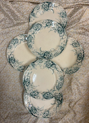 Lot de 6 assiettes terre de fer Derby de Boulenger Choisy le roi, marque: Terre De Fer, état: Bon état, 80,00 €, 84,70 € Protection acheteurs incluse