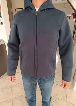 Veste a capuche légère bleu Puma, merk: Puma, staat: Veelgebruikt, maat: M, € 5,00, € 5,95 inclusief Kopersbescherming