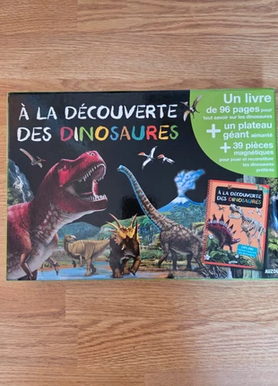 Jeux - À la découverte des dinosaures, brand: Auzou, condizioni: Ottime, taglia: 3 anni / 98 cm, €10.00, €11.20 include la Protezione acquisti