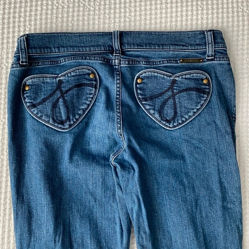 Juicy Couture Vintage Heart Pocket Low Rise Jeans 1