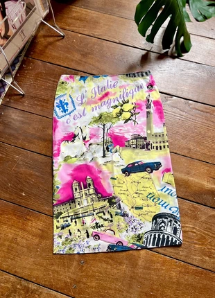 🌹Magnifique jupe mi-longue L'Italie c'est Magnifique made in Italy 96% coton🌹, brand: Vintage, condition: Very good, size: M / 38 / 10, €35.00, €37.45 includes Buyer Protection Pro