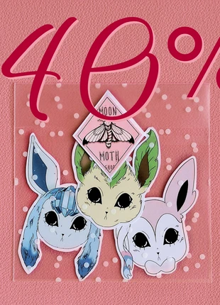 Pokemon Eeveelution Stickers (Sale), brand: Pokémon, condizioni: Nuovo con cartellino, €4.50, €5.43 include la Protezione acquisti