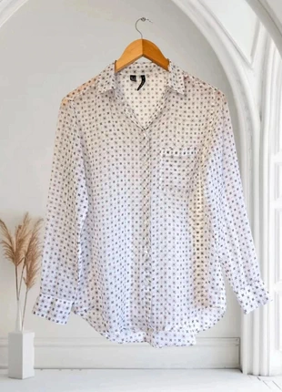 Chemise Blanc Transparent - Manches Longues - Mango Taille 34 XS, brand: Mango, condition: Very good, size: XS / 34 / 6, €10.00, €11.20 includes Buyer Protection Pro
