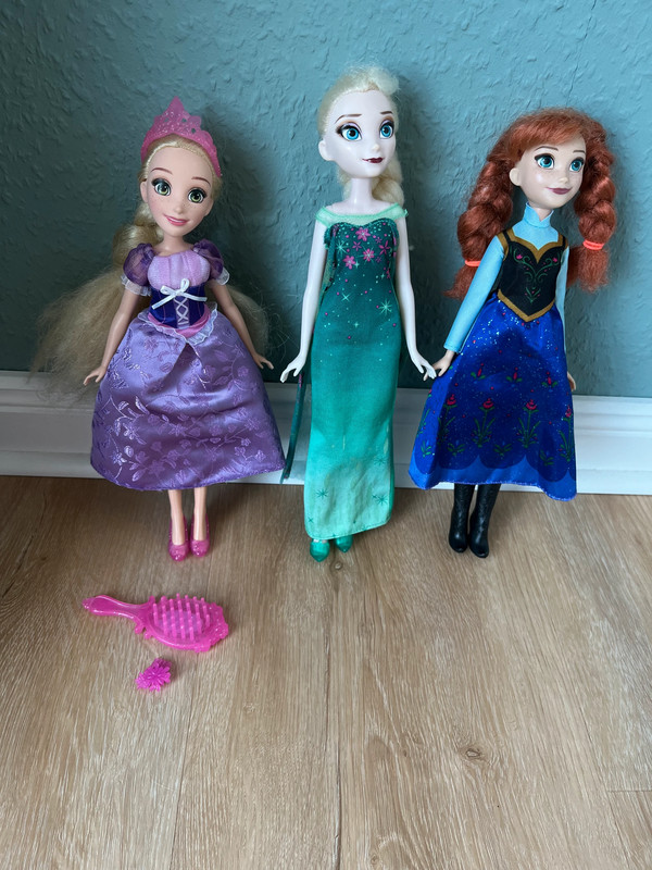 Puppe Elsa Anna Frozen Eiskönigin Hasbro Rapunzel Disney Prinzessin Barbies 2