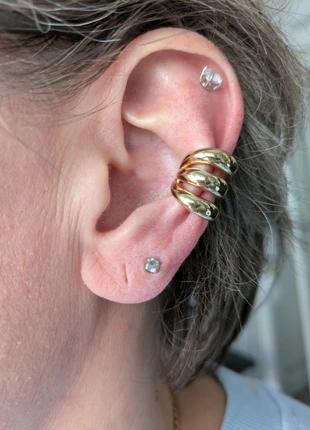 Bague d'oreille earcuff en acier inoxydable, marca: Tendance, estado: Muito bom, €10.00, €11.20 inclui Proteção do Comprador