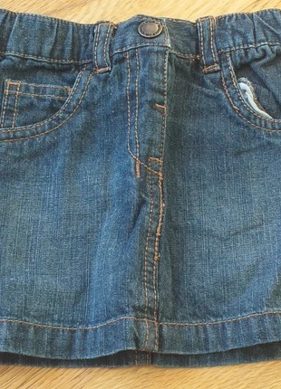 Jupe en jean, brand: Kitchoun, condition: Very good, size: 6-9 months / 68 cm, €1.00, €1.75 includes Buyer Protection