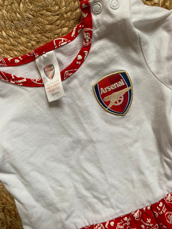 Arsenal London premier league t-Shirt baby Mädchen Tunika 74 2