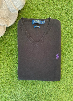 Pull Ralph Lauren col V taille M noir, brand: Ralph Lauren, condizioni: Ottime, taglia: M, €25.00, €26.95 include la Protezione acquisti