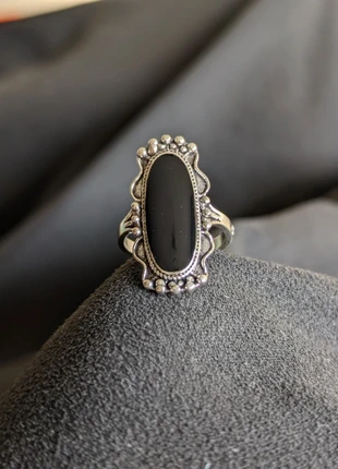Black Azabache Ring, marca: Local, estado: Nuevo sin etiquetas, tamaño: 15,7 mm Ø / 9,5, 5,00 €, 5,95 € Protección al comprador incluida