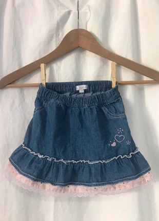 Jupe aspect jean , marke: Kimbaloo, zustand: Sehr gut, größe: 9-12 Monate / 74, 1,00 €, 1,75 € inklusive Vinted-Käuferschutz