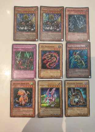 Lot de Cartes Rares/Holographiques Rétro (Magicien Sombre, Ver Drakonien, etc.), brand: Yu-Gi-Oh!, condition: Satisfactory, €40.00, €42.70 includes Buyer Protection