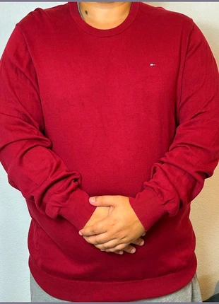 Sweat/Pull Tommy Hilfiger Rouge / Col rond ras de cou/ Logo brodé / Taille XXL Homme, marque: Tommy Hilfiger, état: Très bon état, taille: XXL, 23,00 €, 24,85 € Protection acheteurs incluse