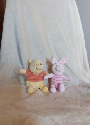 Peluches Winnie L'ourson et Porcinet, marque: Disney Baby, état: Très bon état, taille: Taille unique, 5,50 €, 6,48 € Protection acheteurs incluse