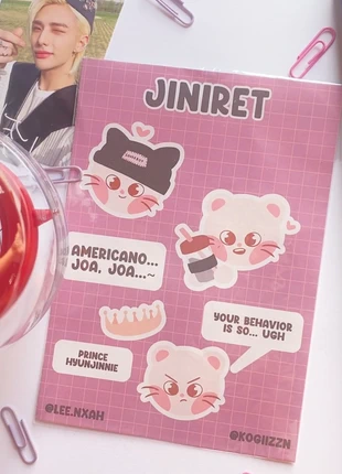 Jiniret StrayKids Stickersheet, état: Neuf avec étiquette, 3,00 €, 3,85 € Protection acheteurs incluse