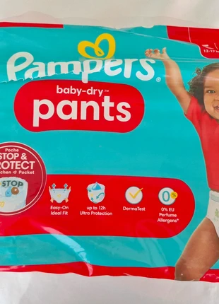 Couches pampers baby dry pants taille 5 12/15kg, marke: Pampers, zustand: Neu, mit Etikett, größe: 7–18 kg, 9,00 €, 10,15 € inklusive Vinted-Käuferschutz