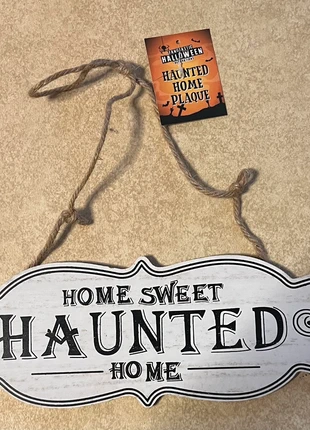 Halloween haunted home sign new with tags, marque: Homestore, état: Neuf avec étiquette, 5,00 €, 5,95 € Protection acheteurs incluse