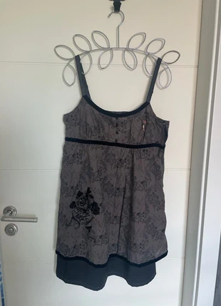 Robe à bretelles réglables fleurs brodée, brand: La Mode Est À Vous, condition: Very good, size: XL / 42 / 14, €7.00, €8.05 includes Buyer Protection
