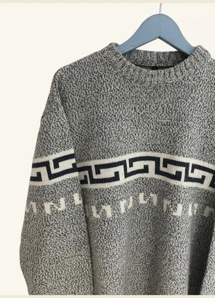 Vintage Geometric Wool Sweater Made in Italy, marque: Vintage Dressing, état: Très bon état, taille: XL / 42 / 14, 22,00 €, 23,80 € Protection acheteurs incluse