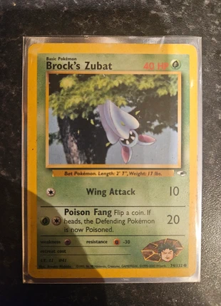 Blocks Zubat Pokemon Cards, brand: Pokémon, condition: Very good, €2.00, €2.80 includes Buyer Protection
