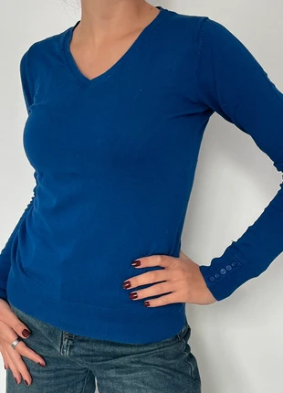 Pull bleu fin à boutons, marke: Women Only, zustand: Sehr gut, größe: S / 36 / 8, 6,00 €, 7,00 € inklusive Vinted-Käuferschutz