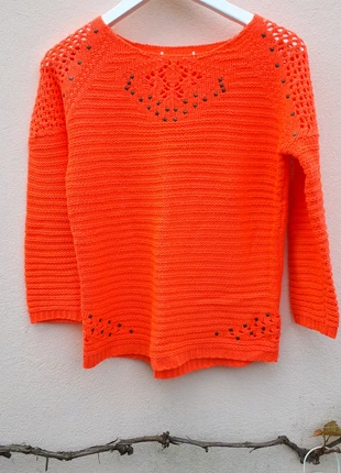 Pull Orange Fluo, condition: Good, size: S / 36 / 8, €4.00, €4.90 includes Buyer Protection