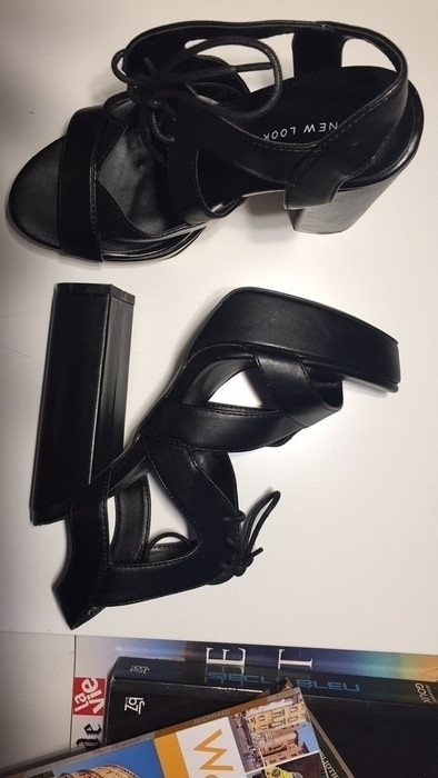 Chaussure à talon, Noire, New Look 3
