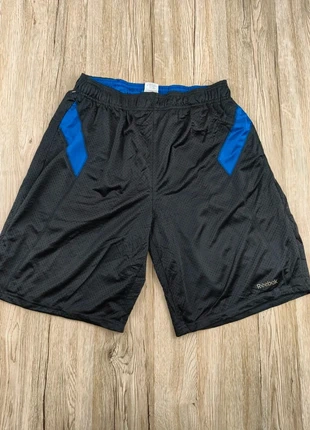 Reebok #35 / Homme / Taille M / Noir et Bleu / Short Sport Running Basketball, merk: Reebok, staat: Heel goed, maat: M, € 10,00, € 11,20 inclusief Kopersbescherming